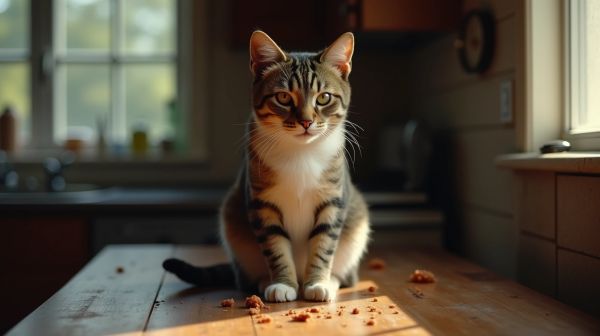 Repas trop rapides chez le chat : nos solutions anti vomissement